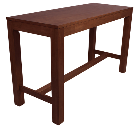 Chunk 1800 x 700mm Timber Bar Table colour WALNUT available to order now!