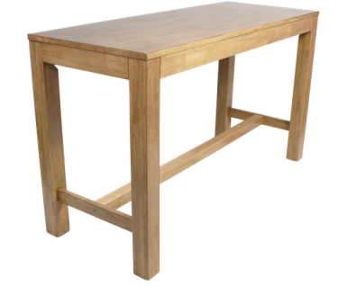 Chunk 1800 x 700mm Timber Bar Table colour NATURAL available to order now!