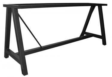 Dry Bar H900 A Frame Base 1800mm colour BLACK available to order now!