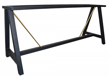 Dry Bar H900 A Frame Base 2100mm colour BLACK and BRASS available to order now!