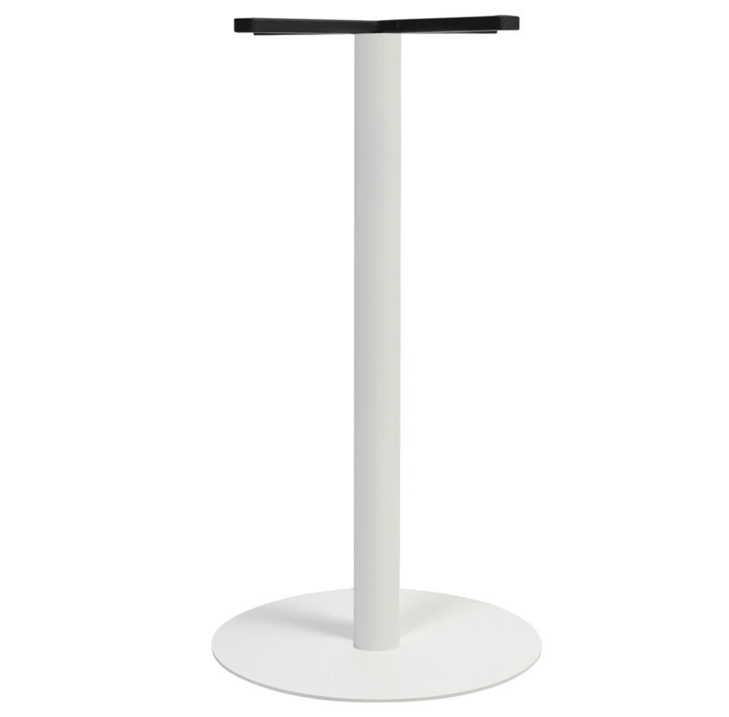 Porto Bar Table Base 450mm colour WHITE available to order now!