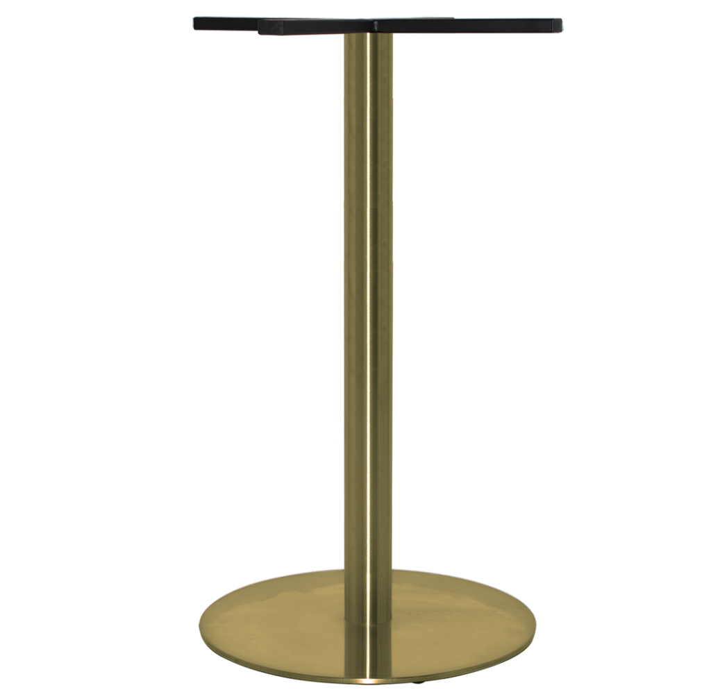 Rome S Steel Bar Table Base 540mm colour BRASS available to order now!