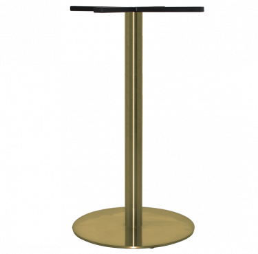 Rome S Steel Bar Table Base 540mm colour BRASS available to order now!
