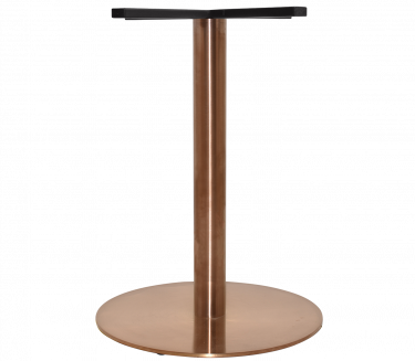 Rome S Steel Table Base 450mm colour COPPER available to order now!