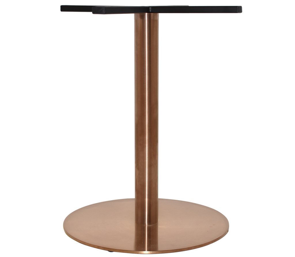 Rome S Steel Table Base 540mm colour COPPER available to order now!