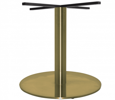 Rome S Steel Table Base 720mm colour BRASS available to order now!