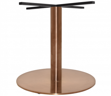 Rome S Steel Table Base 720mm colour COPPER available to order now!