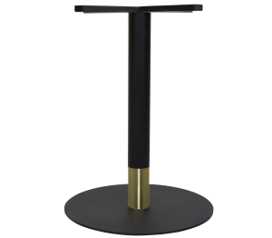 Tivoli 450mm Disc Bar Table Base colour BLACK with BRASS available to order now!