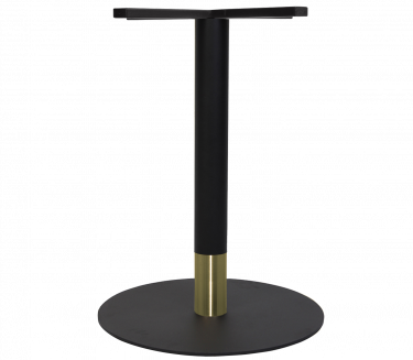 Tivoli 450mm Disc Bar Table Base colour BLACK with BRASS available to order now!