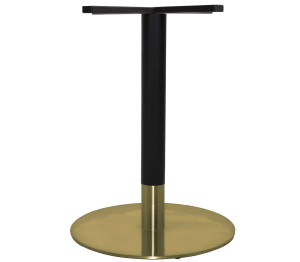 Tivoli 450mm Disc Table Base colour BRASS with BLACK available to order now!