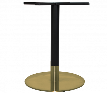 Tivoli disc table base 540mm colour BRASS with BLACK available to order now!