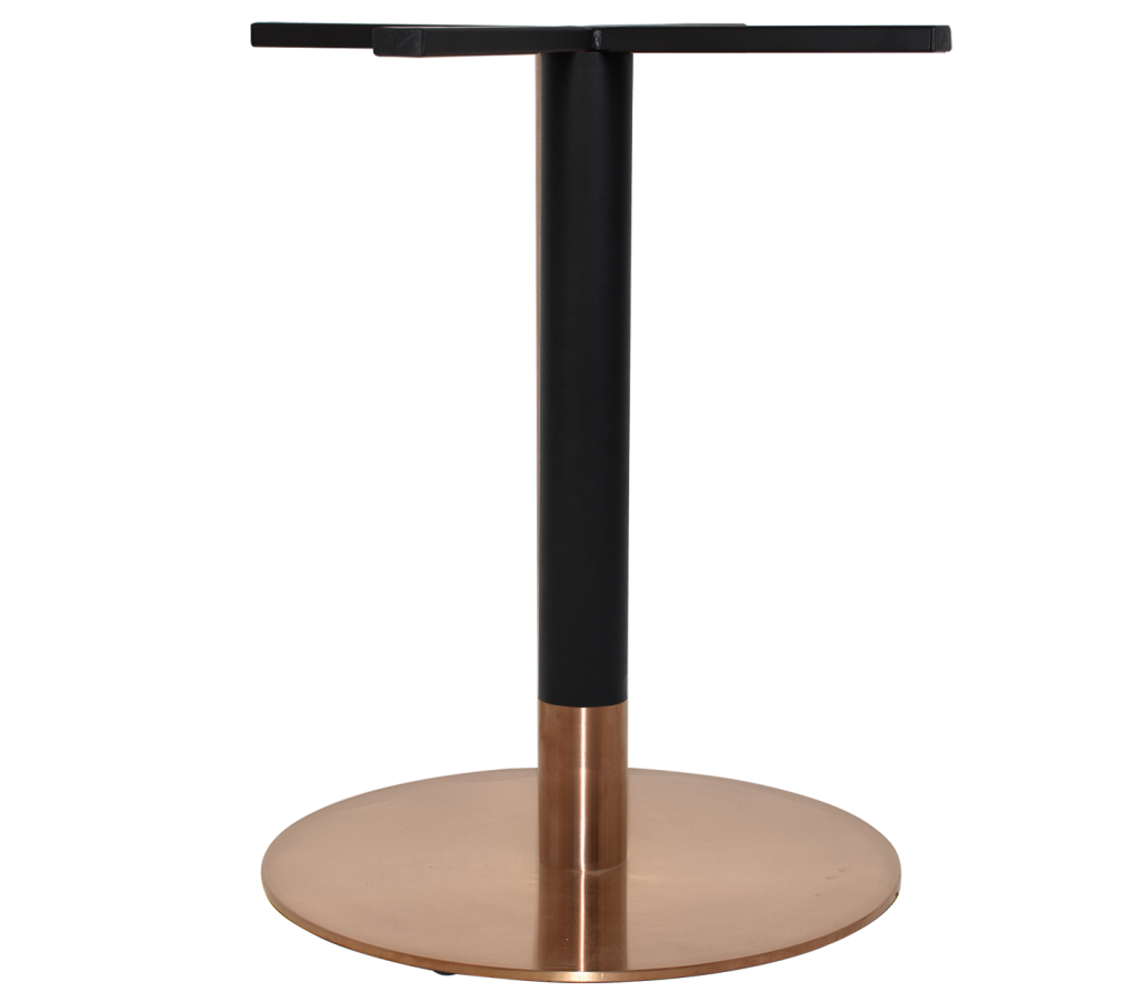 Tivoli 540mm Disc Table Base colour BLACK with COPPER available to order now!