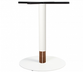 Tivoli 540mm Disc Table Base colour WHITE with COPPER available to order now!