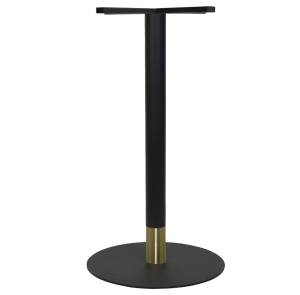 Tivoli 450mm Disc Table Base colour BLACK with BRASS available to order now!