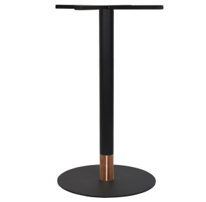 Tivoli 540mm Disc Bar Table Base colour BLACK with COPPER available to order now!