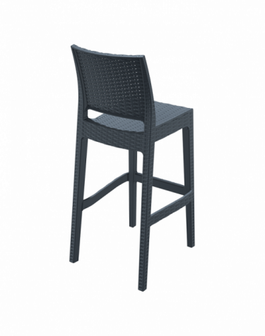 Jamaica Outdoor Stool colour ANTHRACITE available to order now!