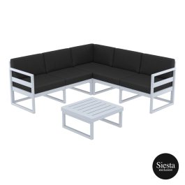 Mykonos Outdoor Corner Lounge colour SILVER GREY available to order now!