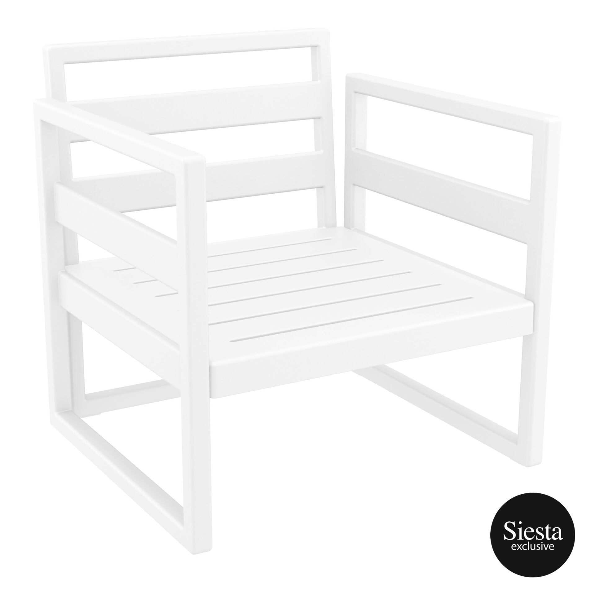Mykonos Outdoor Lounge Armchair colour WHITE available to order now!