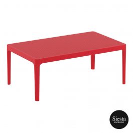 Sky Outdoor Coffee Table colour RED available to order now!