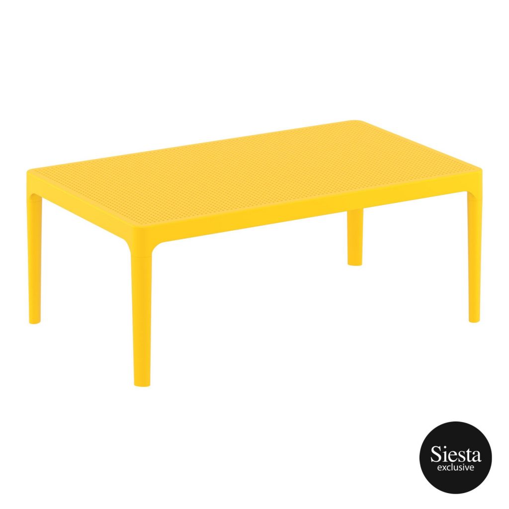Sky Outdoor Coffee Table colour YELLOW available to order now!