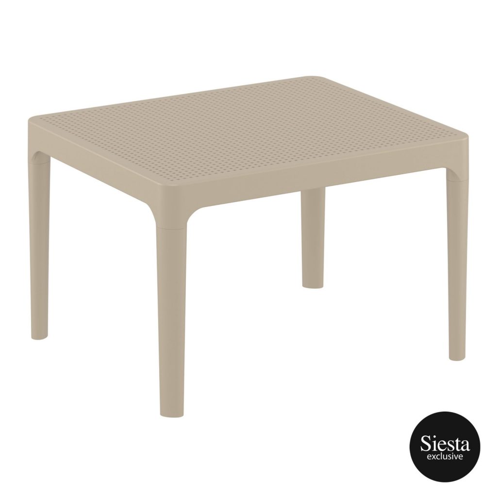 Sky Outdoor Side Table colour TAUPE available to order now!