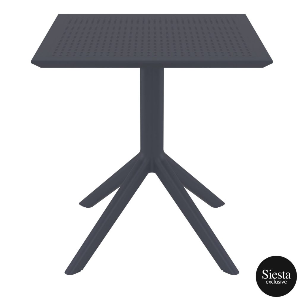 Sky Outdoor Table 700 colour ANTHRACITE available to order now!