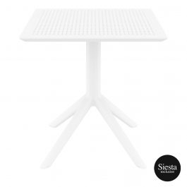 Sky Outdoor Table 700 colour WHITE available to order now!