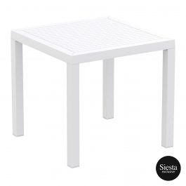 Ares Outdoor Table 800 colour WHITE available to order now!