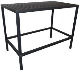 Cube Outdoor Bar Table 1400 x 800mm colour ANTHRACITE available to order now!