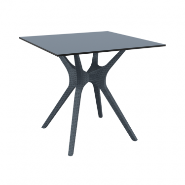 Ibiza Outdoor Table 800 colour ANTHRACITE available to order now!