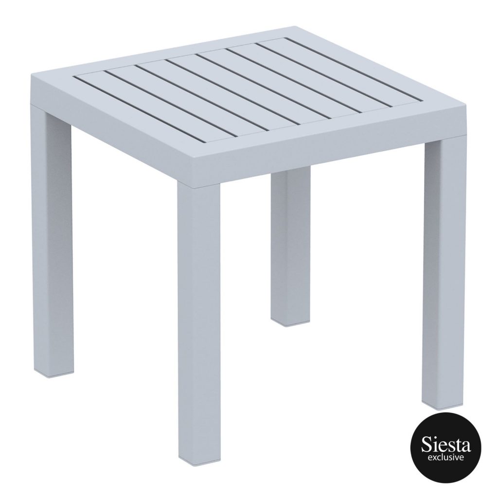 Ocean Outdoor Side Table colour SILVER GREY available to order now!