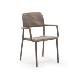 Bora Outdoor Café Arm Chair colour TAUPE available to order now!