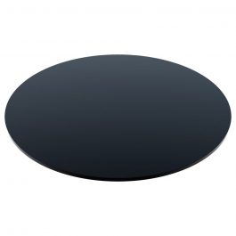 Compact Laminate Table Top round colour BLACK available to order now!