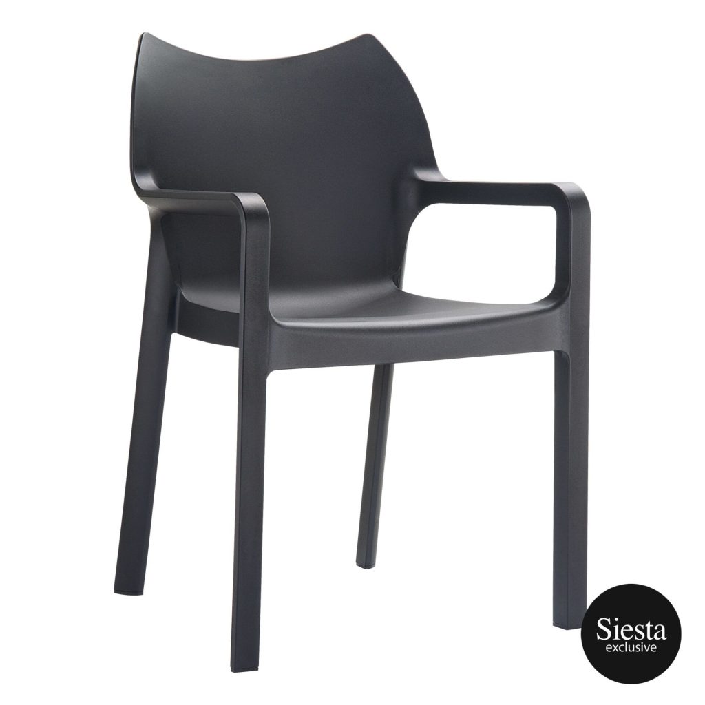 Diva Outdoor Café Chair colour BLACK available to order now!