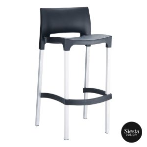 Gio Outdoor Stool colour BLACK available to order now!