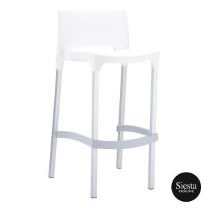 Gio Outdoor Stool colour WHITE available to order now!