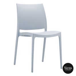 Maya Outdoor Café Chair colour SILVER GREY available to order now!