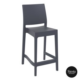 Maya Outdoor Stool 650mm colour ANTHRACITE available to order now!