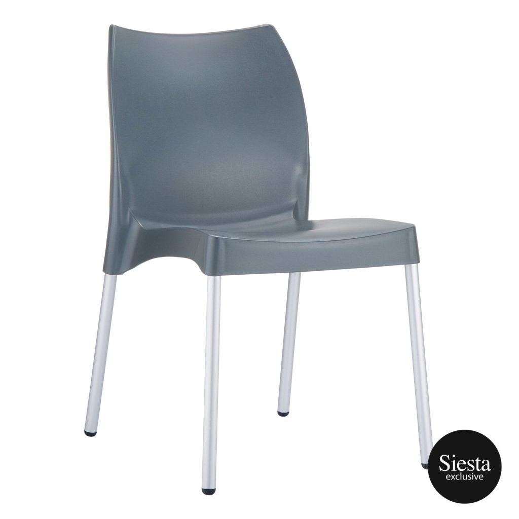 Vita Outdoor Café Chair colour ANTHRACITE available to order now!