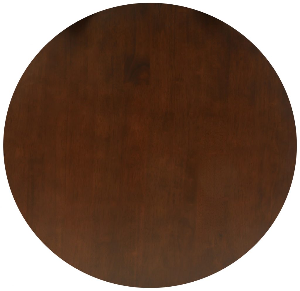 Round 700mm Timber Table Top colour WALNUT available to order now!