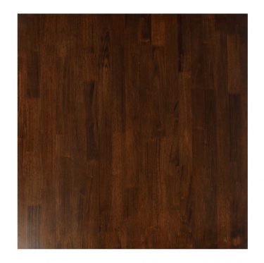 Square 700mm Timber Table Top colour WALNUT available to order now!