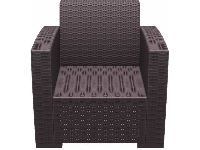 Monaco Outdoor Arm Chair duo colour CHOCOLATE available to order now!