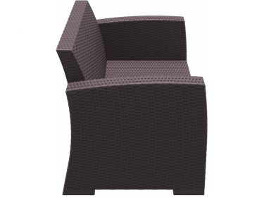Monaco Outdoor Arm Chair duo colour CHOCOLATE available to order now!
