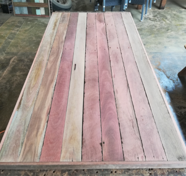 Rustic Recycled Timber Table Top rectangular available to order now!