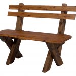 2 Seat Slat Back Cypress Outdoor Timber Bench available to order now!