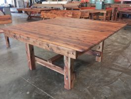 Square Southport 1600mm Cypress Outdoor Timber Table available to order now!