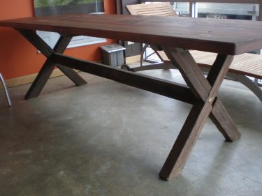 Recycled timber table WT available to order now!