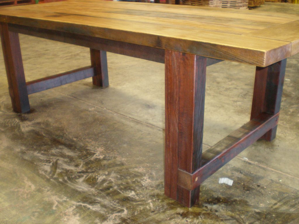 Recycled timber table MN available to order now!