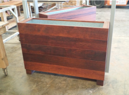 Timber Planter Box Kwila available to order now!