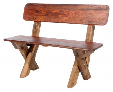 2 Seat High Back Kwila Outdoor Timber Bench available to order now!